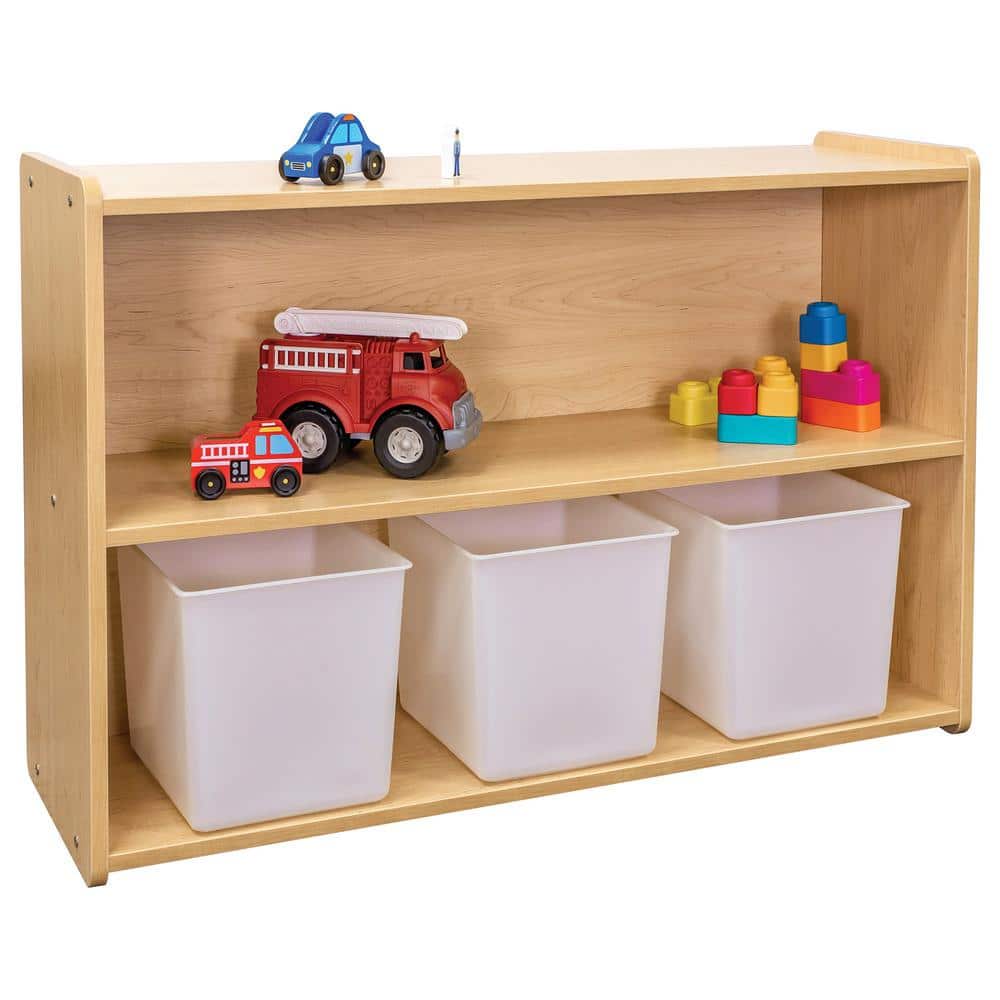 Classroom Storage Bins 8.5 in. H x 10 in. W x 10.6 in. D White Plastic Smal