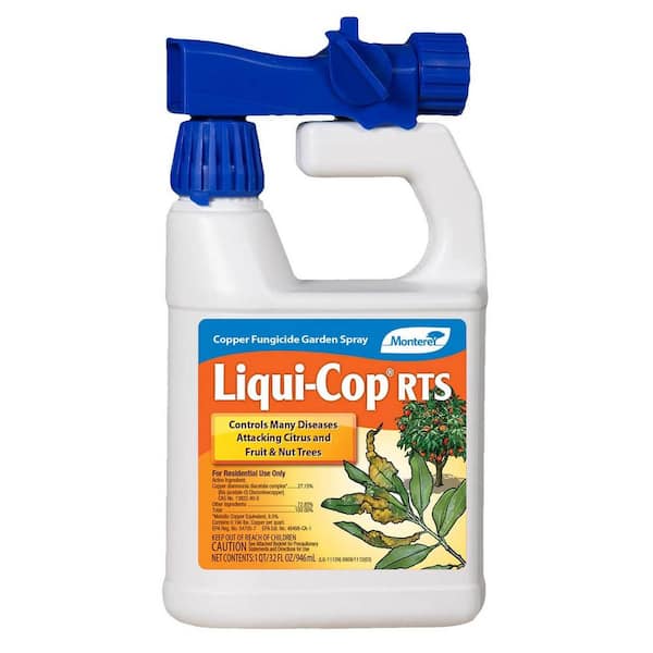 Gard N Wise Monterey Lg3190 Liqui Cop Disease Control Copper Fungicide W Sprayer 32 Ounces Gard Lg3190 The Home Depot