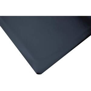 Marbleized Tile Top Black 3 ft. x 17 ft. x 7/8 in. Anti-Fatigue Commercial Mat