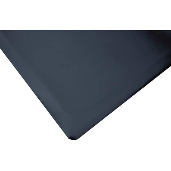 Rhino Anti-Fatigue Mats Marbleized Tile Top Anti-Fatigue Black 4 ft. x 10 ft. x 1/2 in. Vinyl Commercial Mat