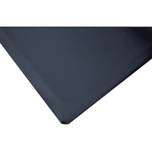 Rhino Anti-Fatigue Mats Industrial Smooth 4 ft. x 5 ft. x 7/8 in. Commercial Floor Mat Anti-Fatigue, Black IS48DSX5