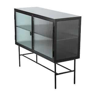Simple Modern Sideboard Storage Cabinet Kitchen Cart with Detachable Wide Shelves