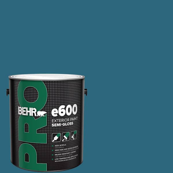 BEHR PRO 1 gal. #M480-7 Ice Cave Semi-Gloss Exterior Paint
