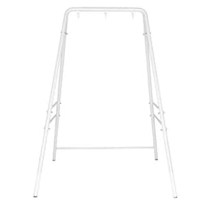 52 in. W × 54 in. D × 70.9 in. H Iron Hammock Stand in White