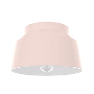 Cranbrook 11.5 in. 1 Light Blush Pink Flush Mount Kitchen Light