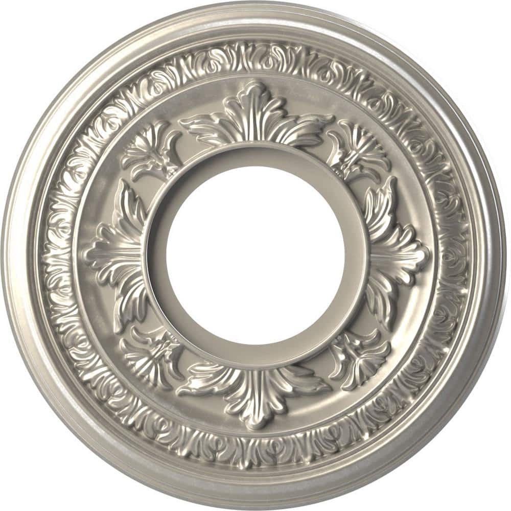 10 in. O.D. x 3-1/2 in. I.D. x 3/4 in. P Baltimore Thermoformed PVC Ceiling Medallion in Bright Coat Aluminum price history on PriceWatchPro