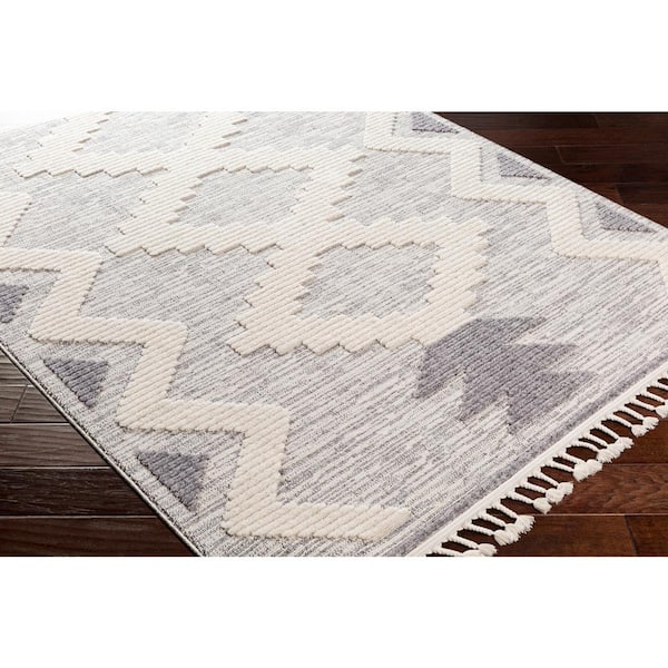 Eloise Gray 5 ft. x 7 ft. Area Rug