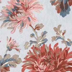 Maryam Crimson Removable Wallpaper