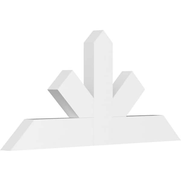 Ekena Millwork Saratoga 36 in. W x 16.5 in. H x 2 in. D Signature Polyurethane Bracket