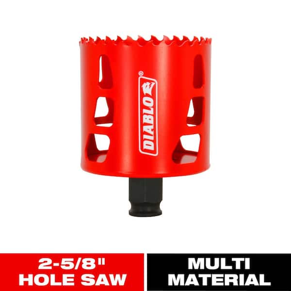 2-5/8 in. Bi-Metal Hole Saw with 2-3/8 in. Cutting Depth