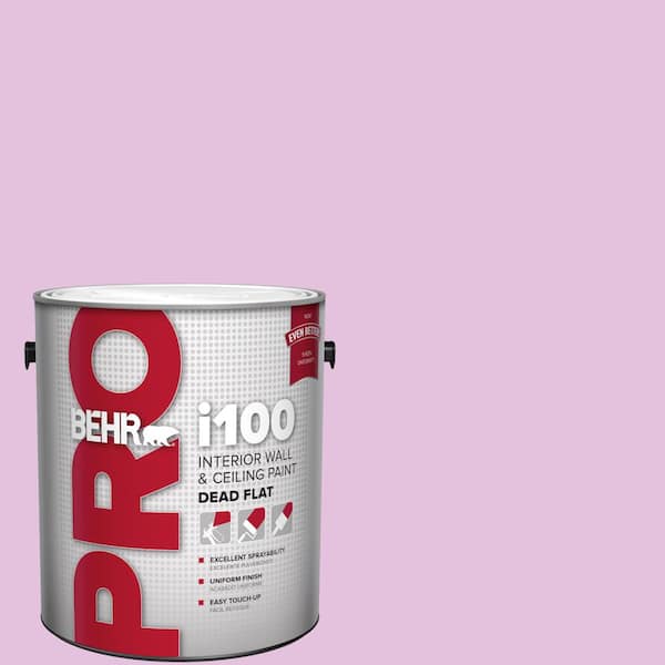 1 gal. #P110-2 Girl Talk Dead Flat Interior Paint