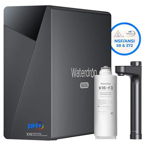 X16 Tankless RO System, NSF/ANSI 58 372 Certified,11-Stage Filtration, Alkaline Mineral Ph, BPA Free Extra X16-F3 Filter