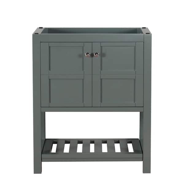 Unbranded Manhattan 30 in. W x 18 in. D Bath Vanity Cabinet Only in Charcoal Grey