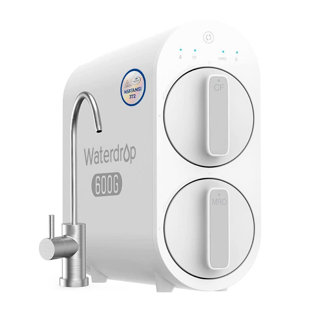 G2P600 Tankless 3-Stage Under-Sink Reverse Osmosis Water Filtration System with 600 GPD Membrane