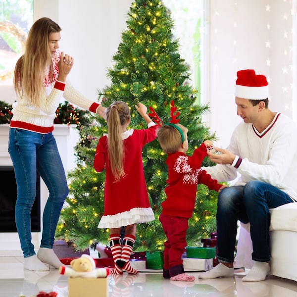 希少激レア品【Kim Songhe】X'mas Tree Reviews for Gymax 7 ft. Pre-Lit Artificial Christmas Tree