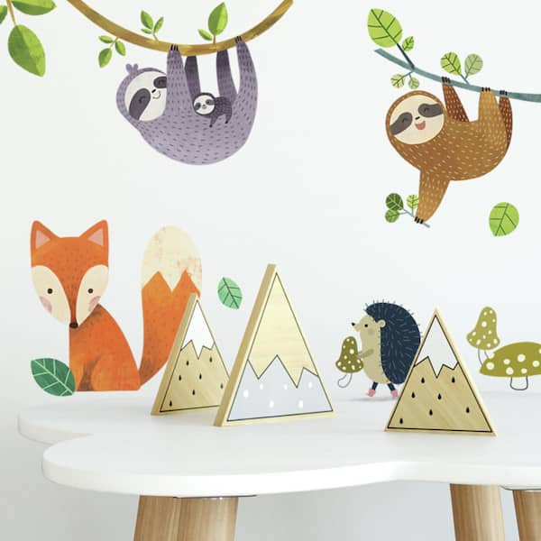 RoomMates Forest Friends Peel and Stick Wall Decals