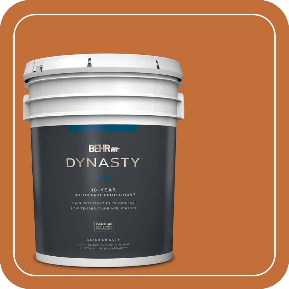 5 gal. #S-H-260 Tiger Stripe Satin Enamel Exterior Stain-Blocking Paint & Primer price history on PriceWatchPro
