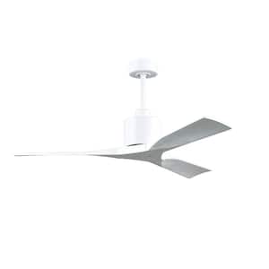 Nan 52 in. Indoor Matte White Ceiling Fan with Remote Included