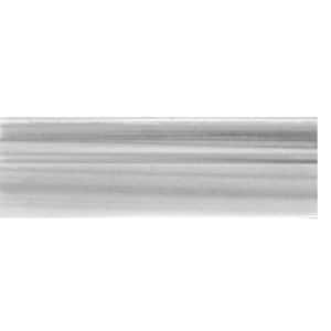 Gray Grandis 4 in. x 12 in. Marble Polished Baseboard Tile Trim (3.33 sq. ft./case) 10-Pack