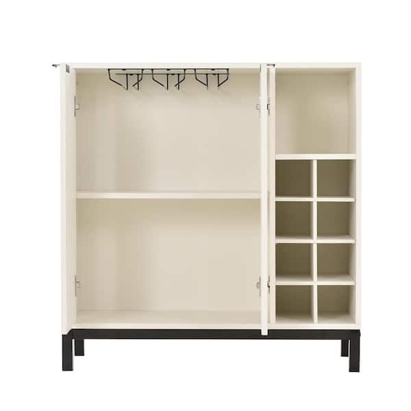 Unbranded White Sideboards and Buffets With Wine Racks Storage
