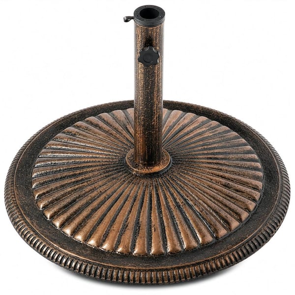 darlee basket weave patio umbrella base in antique bronze Best Choice Products 26lb Outdoor Stand Heavy-Duty Steel Square Umbrella w/Bronze Finish, Decorative Pattern : Patio, Lawn & Garden Cast aluminum construction Bronze - Weighted - Patio