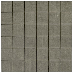 Gridscale Graphite 12 in. x 12 in. Matte Ceramic Floor and Wall Tile (8 sq. ft./Case)