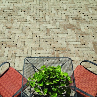 RumbleStone Plank 10.5 in. x 3.5 in. x 3.5 in. Cafe Concrete Paver (192 Pcs. / 49 Sq. ft. / Pallet)