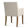 LAOTIES Beige Linen Upholstered Armchair(Set of 2) NORTH-ARMCHAIR-2PCS-BEIGE-HULK