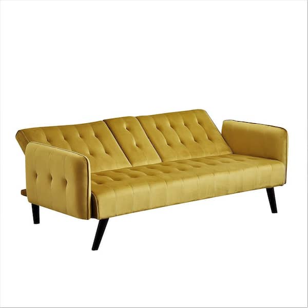 Us Pride Furniture Cricklade 72 In, A Yellow Sofa Bed