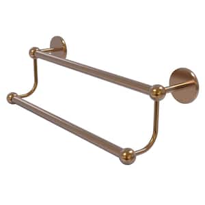 Prestige Skyline Collection 30 in. Double Towel Bar in Brushed Bronze