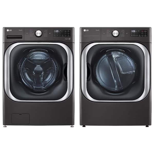 5.2 cu. ft. SMART Front Load Washer and 9.0 cu. ft. Dryer with TurboSteam Set