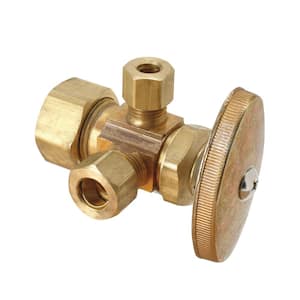 Everbilt 3/8 in. OD Compression x 3/8 in. Flare Brass Adapter Fitting  801119 - The Home Depot