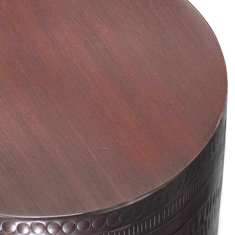 Johnsen 15" Wide Oil Rubbed Bronze Metal Accent Side Table