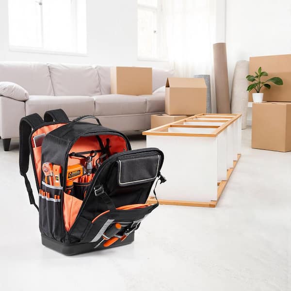 VEVOR Tool Backpack, 56 Pockets, Heavy-duty Tools Storage