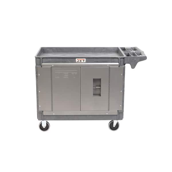 JET 37 in. x 25 in. Resin Cart with Lock-N-Load Security System Kit 500 lbs. (PUC-3725)