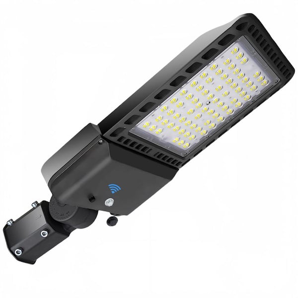 JAZAVA 480000 Lumens 4800-Watt 240-Degree Black Motion Sensing