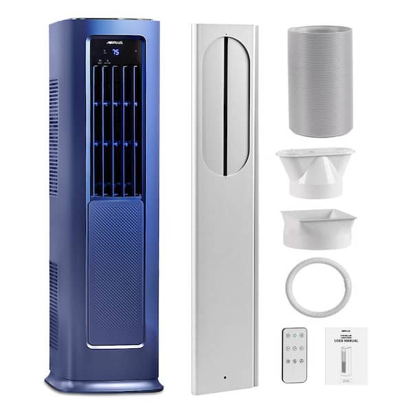 9,000 (DOE) BTU Portable Air Conditioner Cools 900 sq.ft. with Heat, Dehumidifier, AC unit with Remote