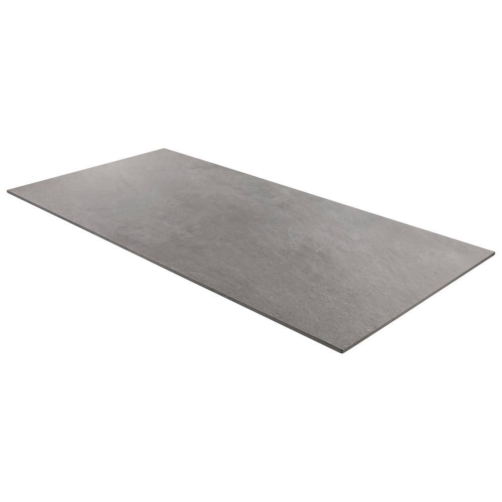 Silver Gray Large Format Matte Porcelain Tile 24x48