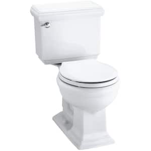 Memoirs Classic 2-Piece 1.28 GPF Single Flush Round Toilet with AquaPiston Flushing Technology in White