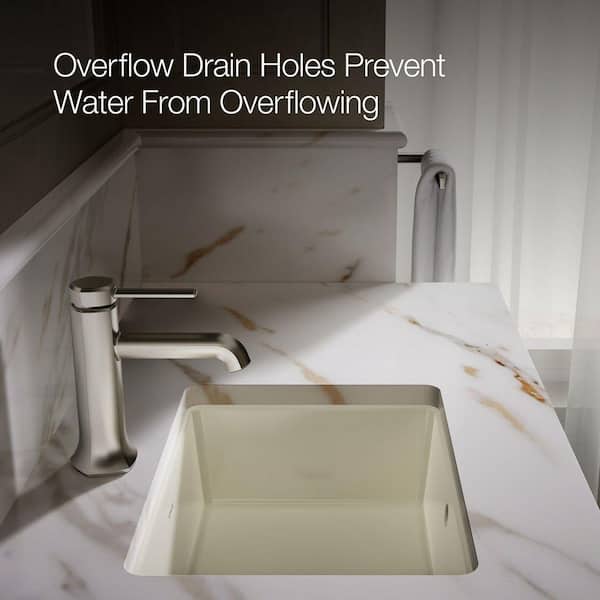 ラリック　トップ　　　　　　　　　　　　　　　　　1789 KOHLER Verticyl 17.13 in. x 13.38 in. Undermount Bathroom Sink in