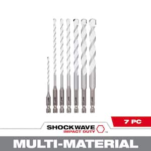 SHOCKWAVE Carbide Multi-Material Drill Bit Set (7-Piece)