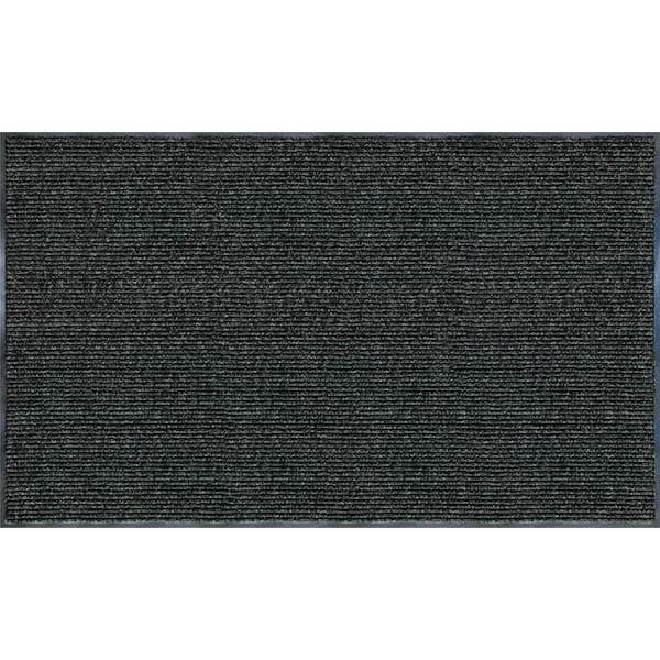 TrafficMaster Enviroback Charcoal 60 in. x 36 in. Recycled  Rubber/Thermoplastic Rib Door Mat 60-443-1902-30000500 - The Home Depot
