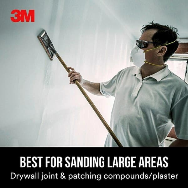 3M Pro-Pak 4-3/16 in. x 11-1/4 in. 100-Grit Medium Drywall Sanding Sheet (25-Pack)