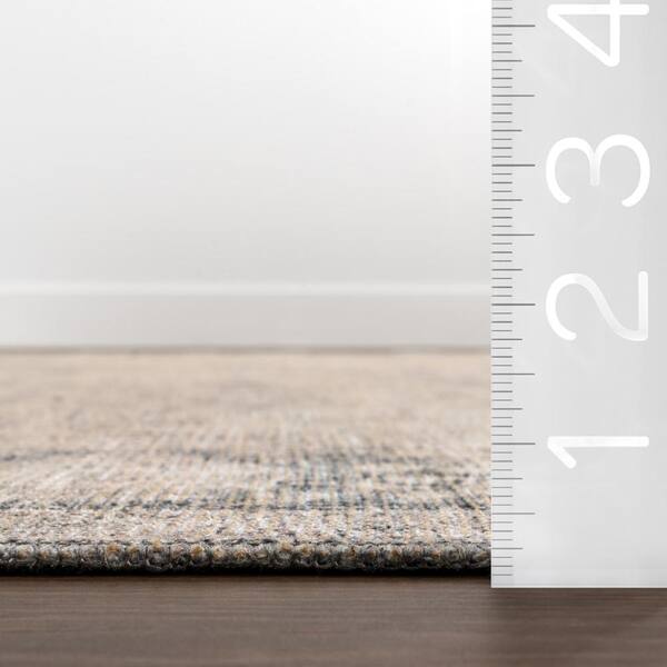 Hillstone Grey 5 ft. x 8 ft. Traditional Vintage Medallion Area Rug