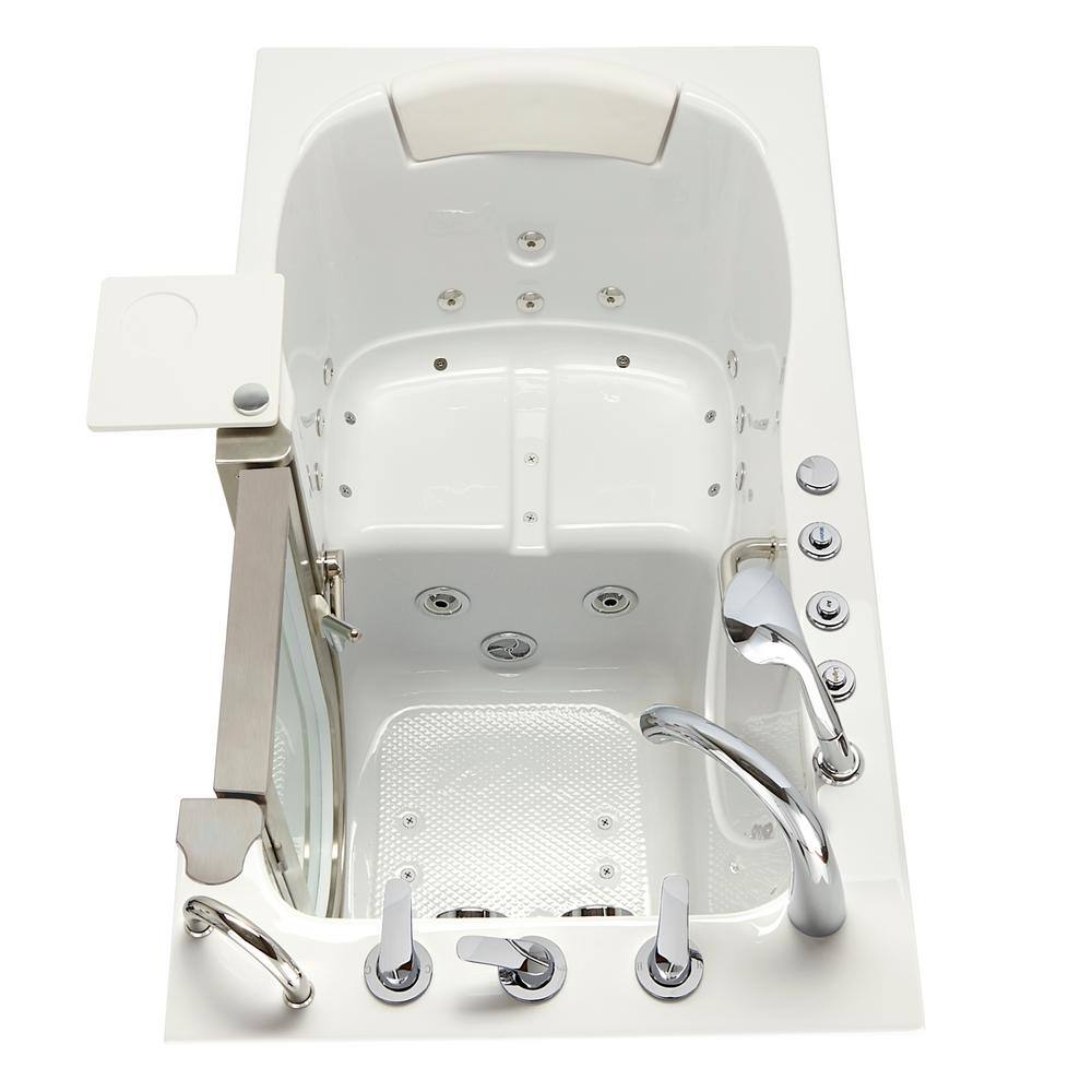 Royal 52" White Acrylic Walk-In Hydro Massage Bathtub