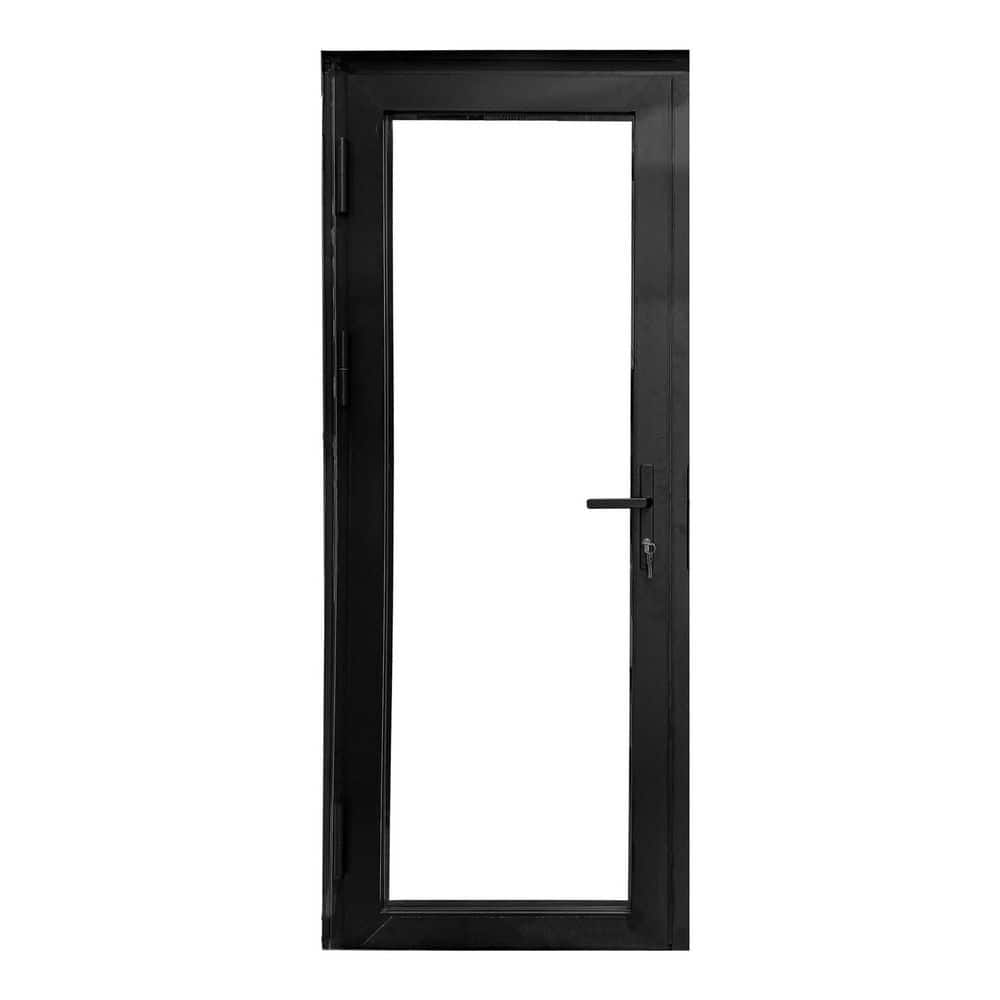 Teza F65 Series 37. 5 x 96 in. Aluminum French Door Full Lite LH Outswing-Matte Black price history on PriceWatchPro