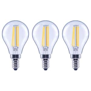 60-Watt Equivalent A15 Dimmable Appliance Fan Clear Glass Filament LED Vintage Edison Light Bulb Daylight (3-Pack)