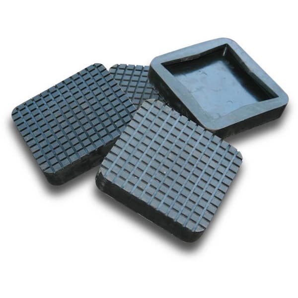 BENDPAK Replacement Polyurethane Square Lift Pad for 2 Post Car Lifts with up to 10000 lb. Capacity, Slip Over, Set of 4
