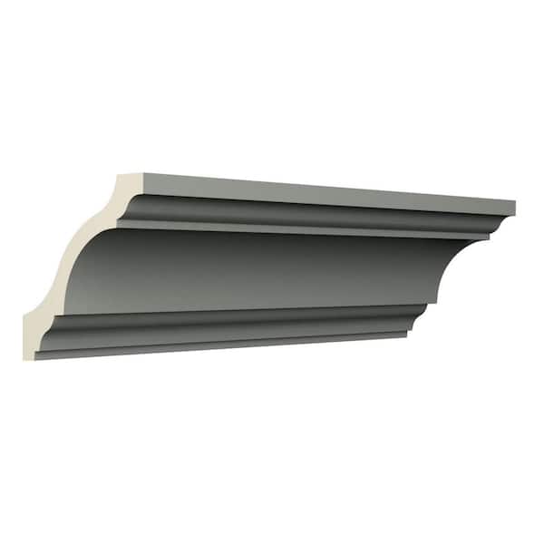 Ekena Millwork Austin 4 in. D x 5.5 in. W x 96 in. L Polyurethane Crown Moulding