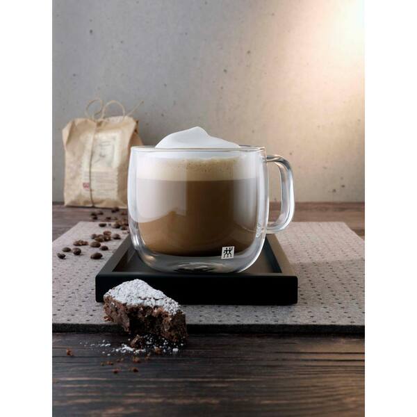ZWILLING Sorrento Plus 2-pc Double-Wall Glass Cappuccino Mug Set